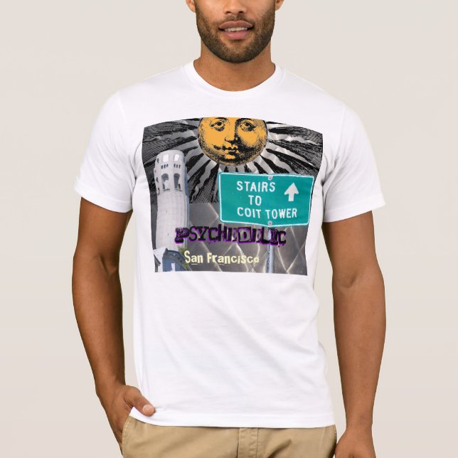 Camisa de San Francisco psicodélico, California (Anverso)