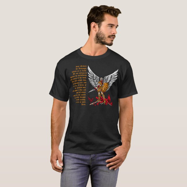 Camisa de San Miguel para la iglesia católica del (Anverso completo)