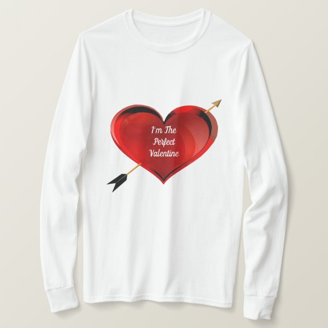 Camisa de San Valentín perfecta (Anverso del diseño)