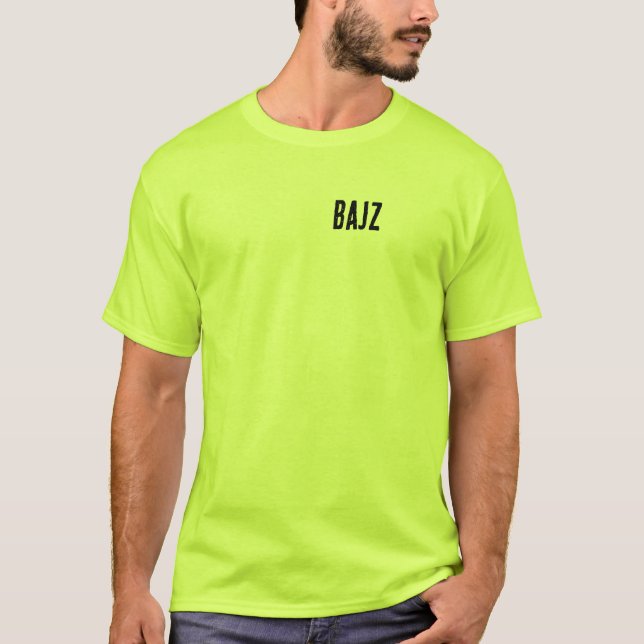 Camisa de seguridad OSHA del contratista (Anverso)