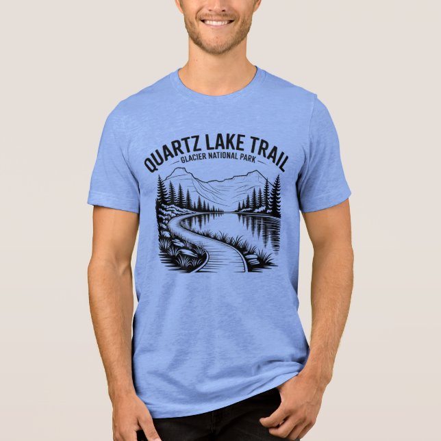 Camisa de sendero del lago Quartz - Parque naciona (Anverso)