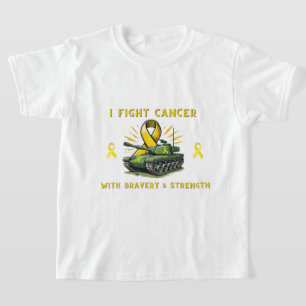 Camisa de sensibilización contra el cáncer infanti