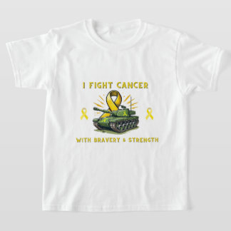 Camisa de sensibilización contra el cáncer infanti