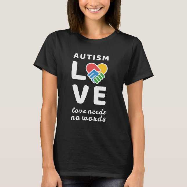 Camisa de sensibilización sobre el autismo (Anverso)