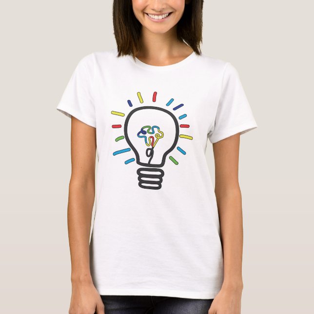 Camisa de sensibilización sobre el autismo (Anverso)