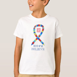 Camisa de sensibilización sobre el trastorno del e