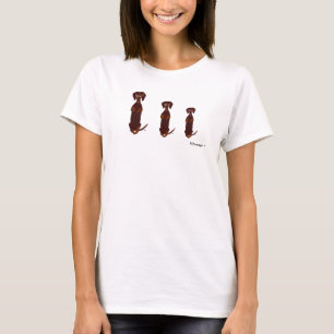 Camisa de Sidney del trío del Dachshund