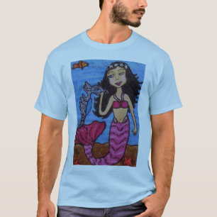 Camisa de sirena y caballito de mar