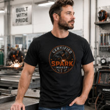Camisa de soldador certificado creador de chispas 