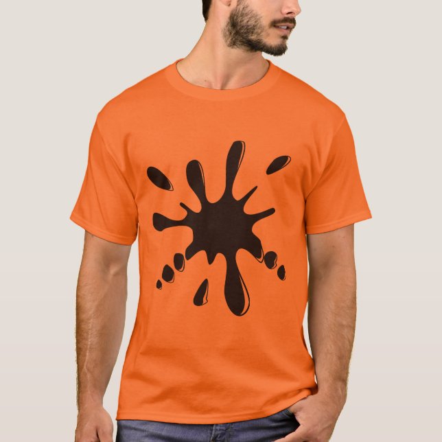 Camisa de Splat (Splat negro) (Anverso)