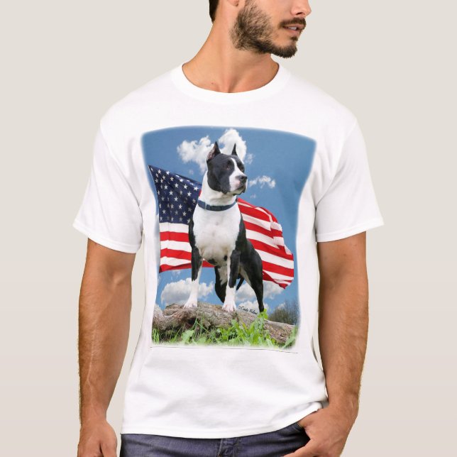 Camisa de Staffordshire Terrier americano (Anverso)
