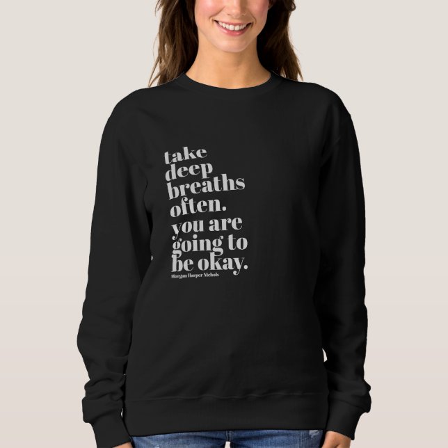 Camisa de sudadera inspiradora (Anverso)