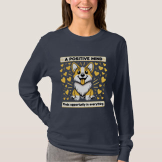 Camisa de sudadera motivadora de "Una mente positi