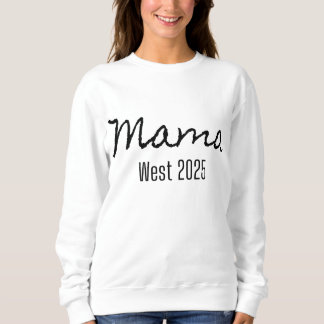 Camisa de sudor blanca Mama west 2025