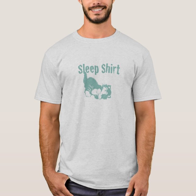 Camisa de sueño en verde (Anverso)
