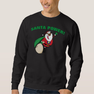 Camisa de superhéroe Black Santa Power