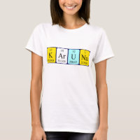 Camisa de tabla periódica de Karuna