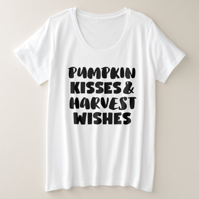 Camisa de tamaño Fall Womens Plus (Anverso del diseño)