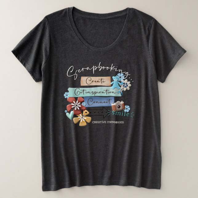 Camisa de tamaño más grande para mujeres (Anverso del diseño)