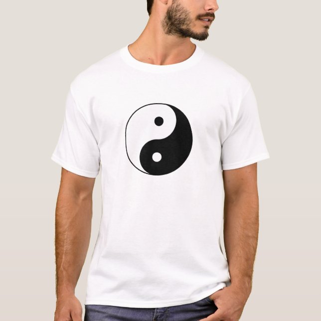 Camisa de Tao Yin Yang - luz (Anverso)