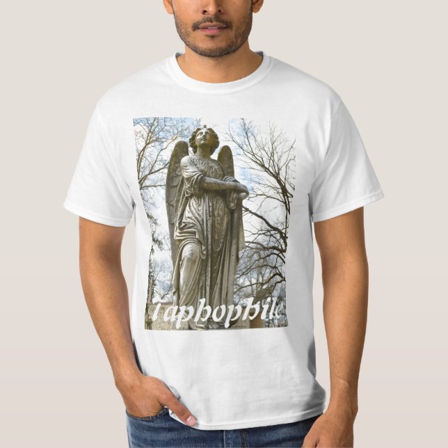 Camisa de Taphophile del ángel del cementerio (Anverso)