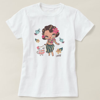 Camisa de té bailando Hula Lulu