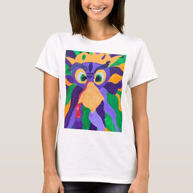 Camisa de té blanco para mujeres (Anverso)