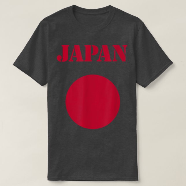 Camisa de té con bandera japonesa (Diseño del anverso)