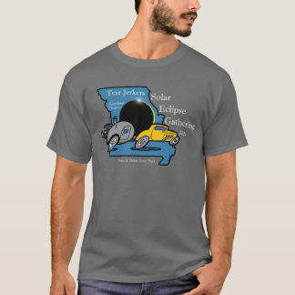 Camisa de té de manga corta para hombres Eclipse