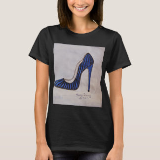 Camisa de té sexy mujeres de zapatos de tacón alto