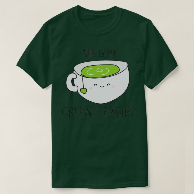 Camisa de té verde (Diseño del anverso)