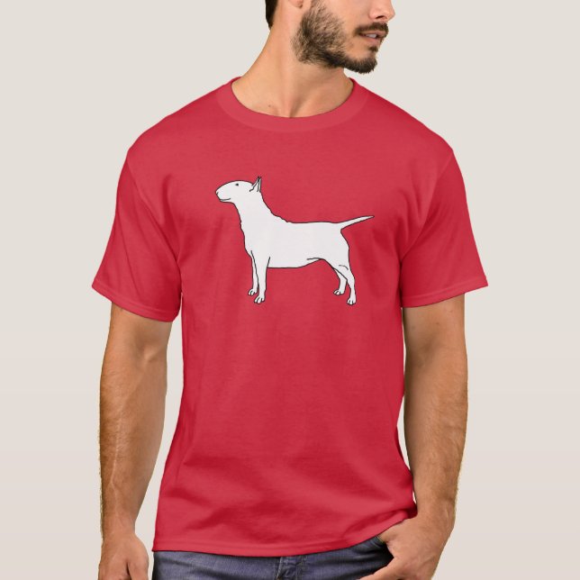 Camisa de Tee Tee de Bull Terrier en Inglés (Anverso)