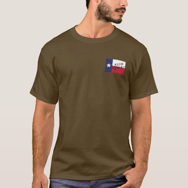 Camisa de Tejas de los pescados con el frente de (Anverso)
