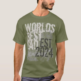 Camisa de texto de Graffitti Grunge de Mejor Papá