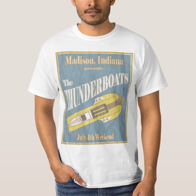 Camisa de Thunderboat del vintage (Anverso)