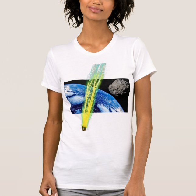 Camisa de tierra asteroide para mujeres (Anverso)
