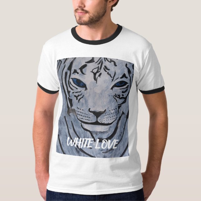 CAMISA DE TIGRE BLANCO DE PAULA REILLY. (Anverso)