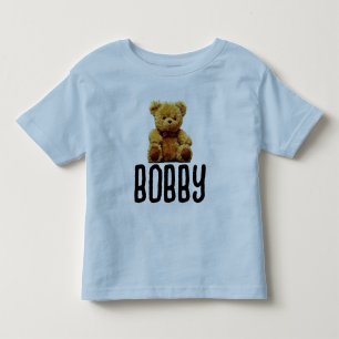 CAMISA DE TIRANTES CON NOMBRE PARA BEBÉ OSO DE PEL