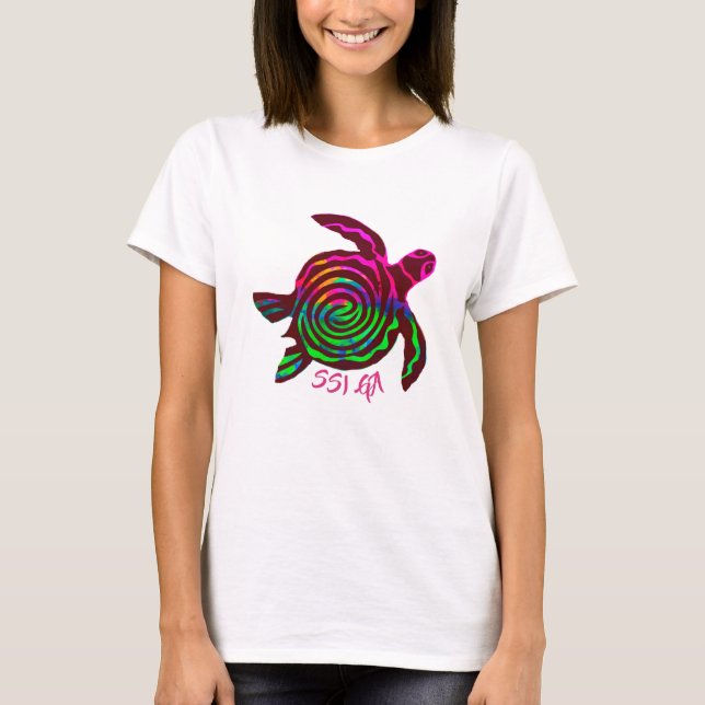 Camisa de tortuga marina St. Simons Island GA (Anverso)