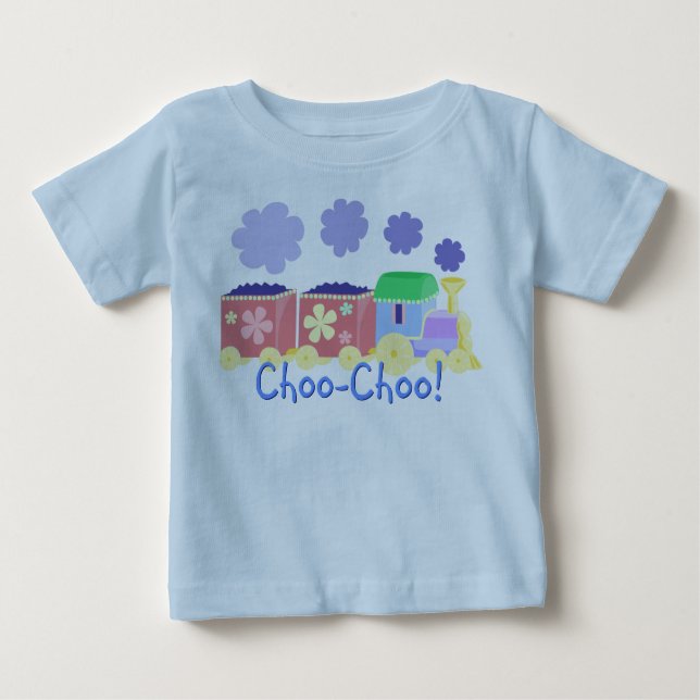 Camisa de tren de Choo Choo colorida (Anverso)