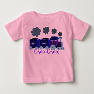 Camisa de tren de Choo Choo Púrpura