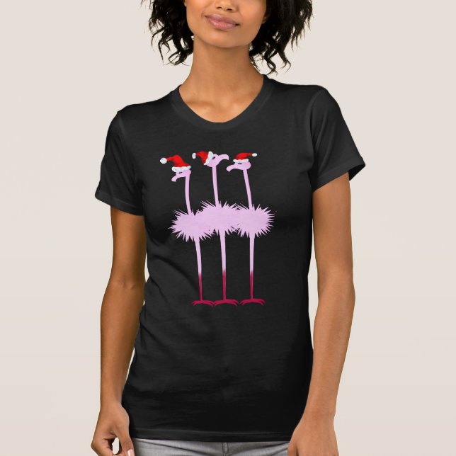Camisa de tres flamencos del navidad (Anverso)