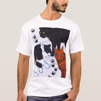 Camisa de tres gatos