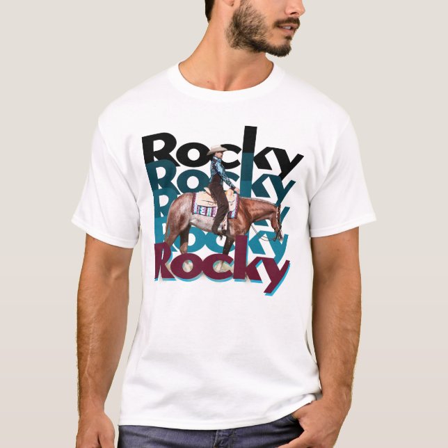 Camisa de trotar Rocky Rocky (Anverso)