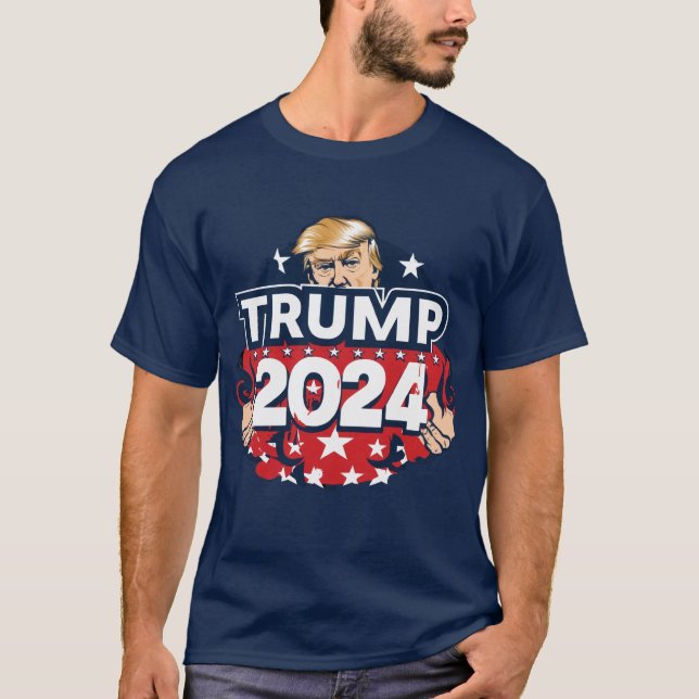 Camisa de Trump de 2024 para recuperar a Estados U (Anverso)