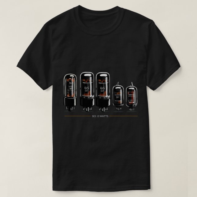 Camisa de tubo 5E3 en camiseta clásica de estilo v (Diseño del anverso)