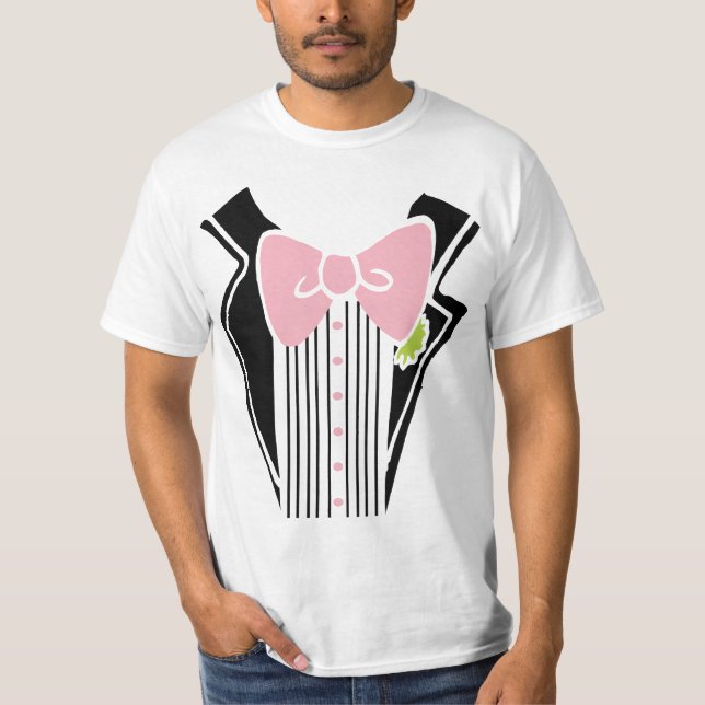 Camisa de Tuxedo - Canto rosa (Anverso)