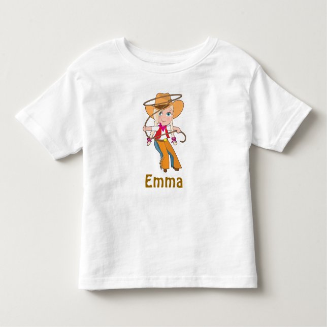 Camisa de vaca rubia con nombre (Anverso)