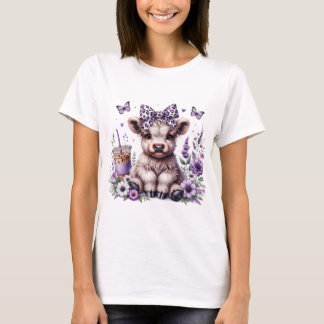 Camisa de vaca violeta