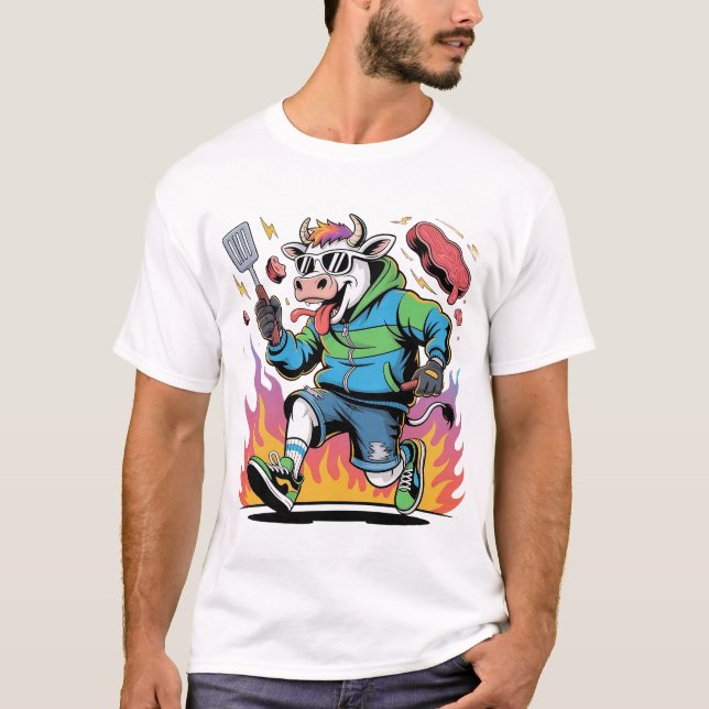 Camisa de Vacuno del Caos en Barbacoa (Anverso)